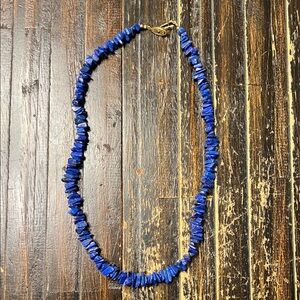 Elegant Blue Stone Necklace